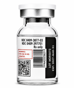 10ml verso frasco esteril