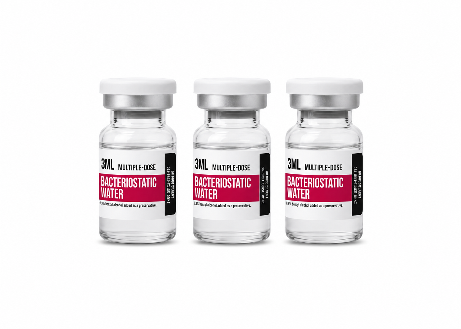 3 x agua bacteriostatica 3ml total 9ml 3 x agua bacteriostatica 3ml total 9ml